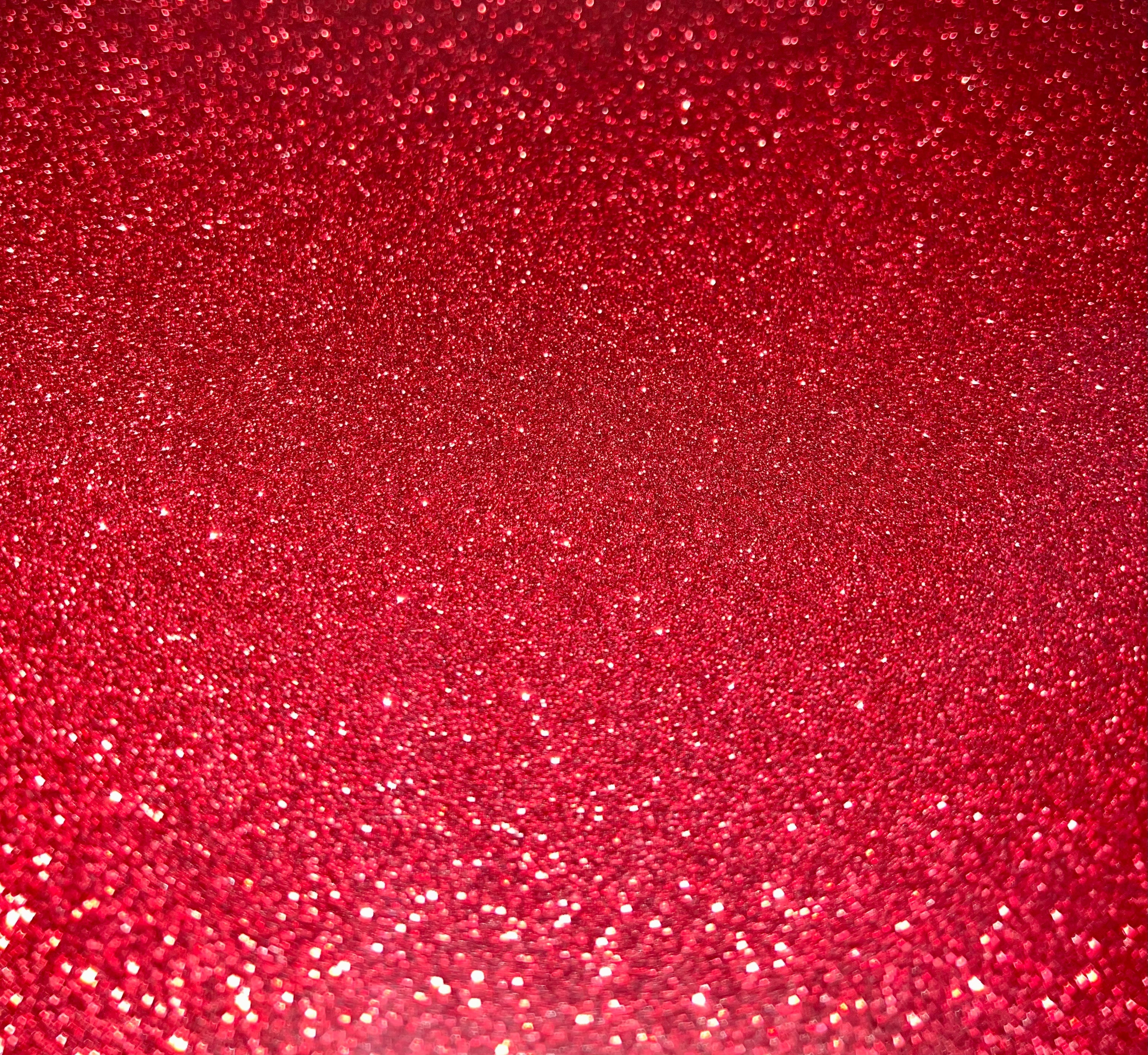 Red Puff Glitter