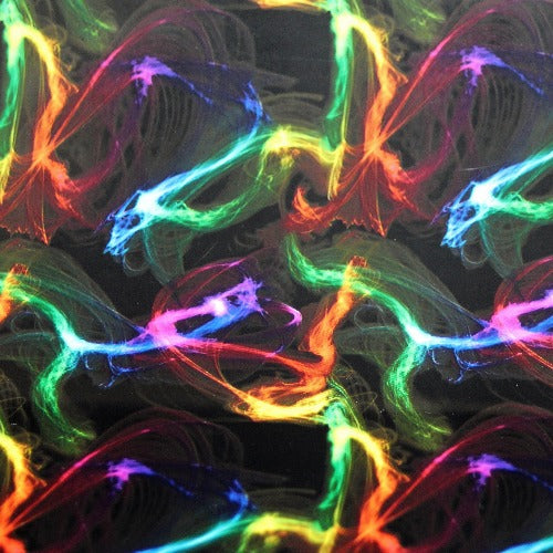 Rainbow Flame HTV