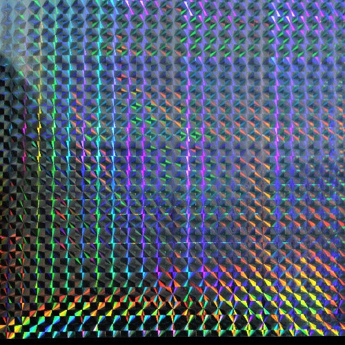 3D Silver Grid HTV