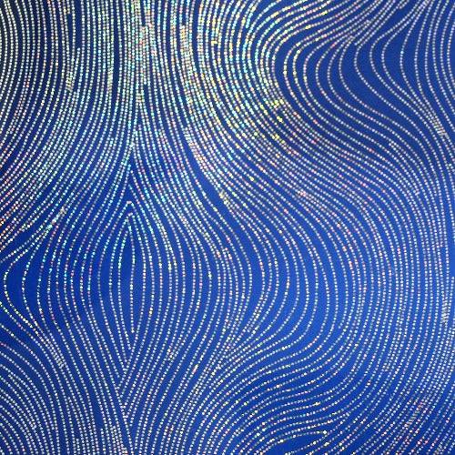 Blue Waves HTV 9.75"x12"