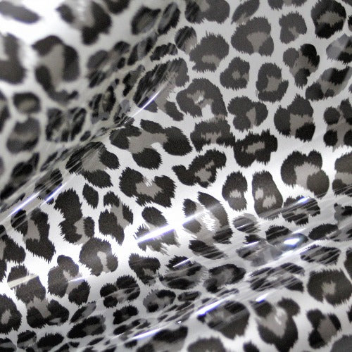 DecoFilm Metallic HTV Leopard Silver