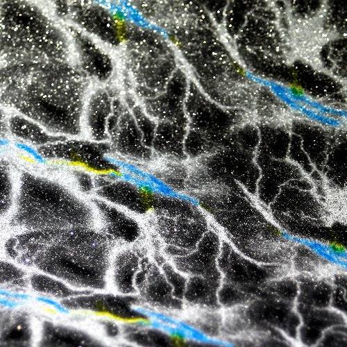 Aqua Lightning Glitter HTV