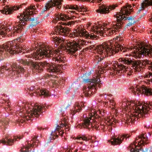 Pink/Blue Lightning Glitter HTV