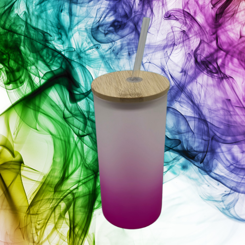 Ombre Glass Can Tumbler
