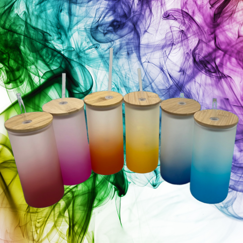 Ombre Glass Can Tumbler