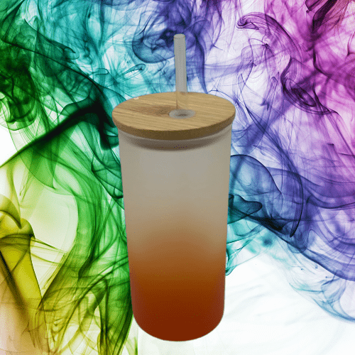 Ombre Glass Can Tumbler