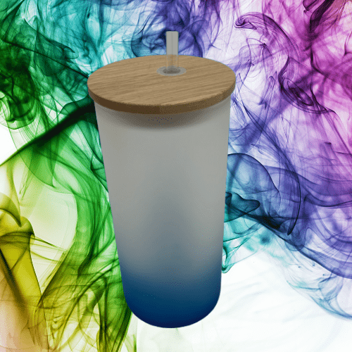 Ombre Glass Can Tumbler