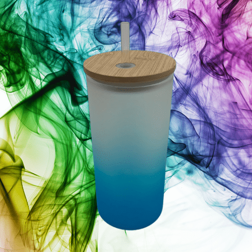 Ombre Glass Can Tumbler
