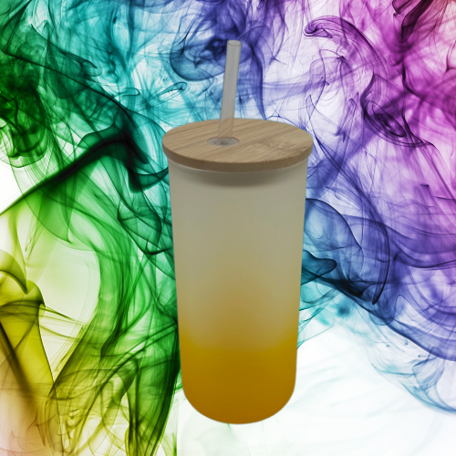 Ombre Glass Can Tumbler